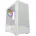 MC-Quantum ATX Gaming-PC-Gehäuse Mesh-Front mit ARGB-LED-Streifen Vollseitiges gehärtetes 4X 120mm Lüfter Unterstützung für Flüssigkeitskühlung bis 240mm USB-C