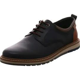 PIKOLINOS Herren Schnürschuh Leder Halbschuh sportlich elegant Berna M8J-4183, Größe:41 EU, Farbe:Blau - Blau - 41