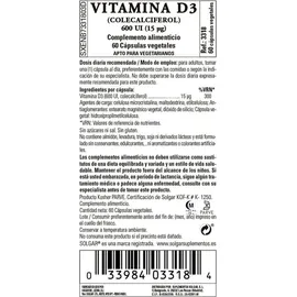 Solgar Vitamin D3 Kapseln 60 St.