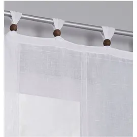 Heine Raffrollo HEINE HOME Gr. 3, braun weiß. braun), B:80cm H:140cm, Raffrollos