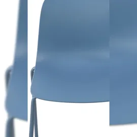 CLP Gartenstuhl Hardin 51 x 51 x 85 cm blau