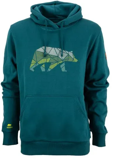 FORSBERG Hoodie mit Brustlogo lila, petrol  / emerald/grün / XL