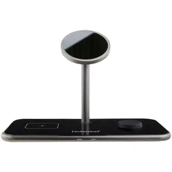 Intenso 3in1 Magnetic Wireless Charger MB13 - Induktive 3in1 Ladestation, Schwarz