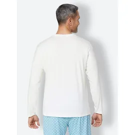 wäschepur Schlafanzug-Shirt Langarm Beige 56/58