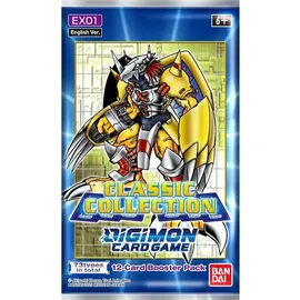 Bandai Namco Entertainment Digimon Card Game - Classic Collection EX01 Booster Display (24 Packs) - EN