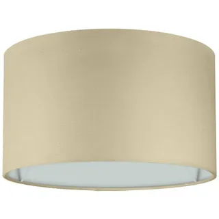 Wogati Lampenschirm Premium Hänge- und Stehlampe Lampenschirm Wogati beige|goldfarben Ø 30 cm