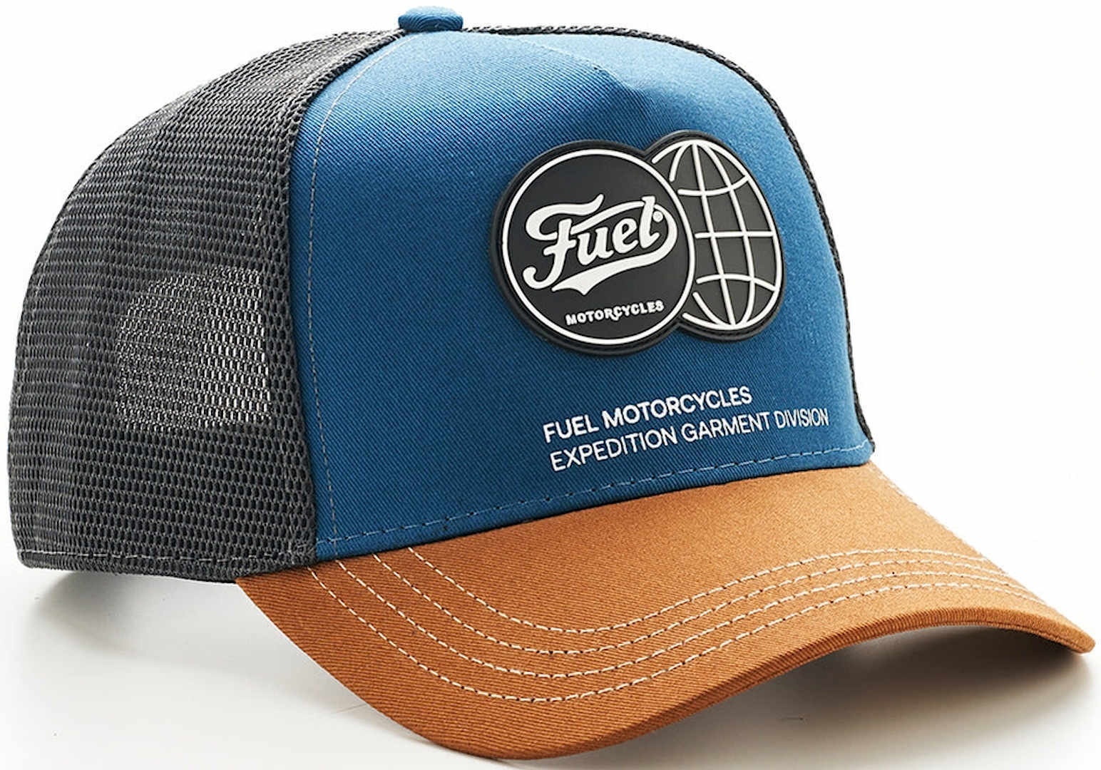 Fuel Logo Trucker Kappe, blau für Männer