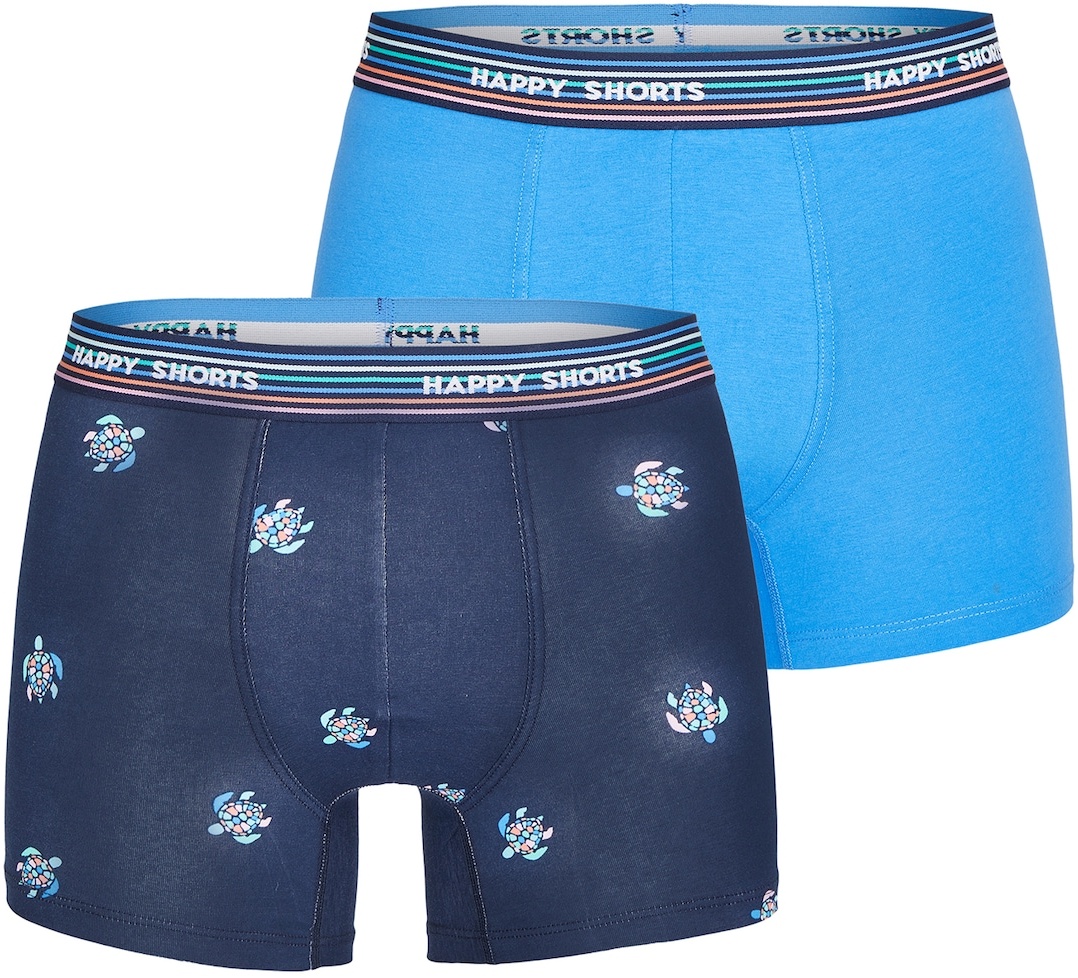 Happy Shorts Herren Boxer Turtels 2er Pack