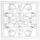 HEXIM Wanddekoobjekt FR8332 A (1 Ornament Relief Wand Dekor PU stoßfest 360x360mm)