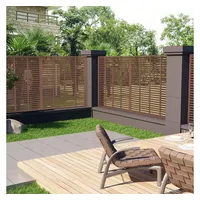 vidaXL WPC Lamellenzaun 180 x 180 cm