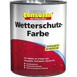 Consolan Profi Wetterschutzfarbe Rotbraun 2,5 l