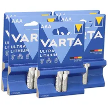 Varta 5x Varta Professional Lithium Micro Batterie 2er Blister AAA