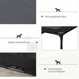 PawHut Hundesofa 92 x 76 cm schwarz