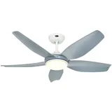 CasaFan Eco Volare 116 WE-LG Deckenventilator grau/silber