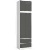 Akord Kleiderschrank Akord S60 60 x 234 x 51 cm Weiß