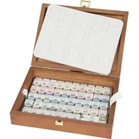 Schmincke Horadam AQUARELL Holzkasten, 48 x 1/2 Näpfchen