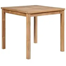vidaXL Gartentisch 80 x 80 x 77 cm natur