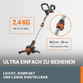 Worx WG163E.2 inkl. 1 x 2 Ah