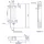 Schedel Schamwand WC für emco asis WC Modul - Neutral