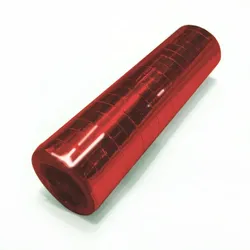 Glitzer Luftschlangen rot metallic