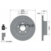Textar Bremsscheibe 92326905