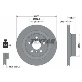 Textar Bremsscheibe 92326905