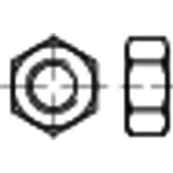 Sechskantmuttern, ISO-Typ 1, ISO 4032 Messing blank M 3