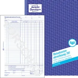 Reisekostenabrechnung A4 ZWECKFORM 741