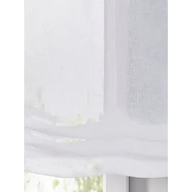 Heine Raffrollo HEINE HOME Gr. 3, braun weiß. braun), B:80cm H:140cm, Raffrollos