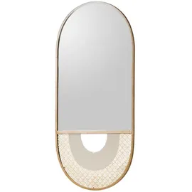 MASSIVMOEBEL24.DE Wandspiegel 48 x 99 cm Gold