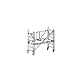 Hymer Fahrgerüst klappbar 1,90x0,80m, Reichhöhe 2,8 m