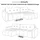 lookway Ecksofa ASTON mit Schlaffunktion und Bettkasten