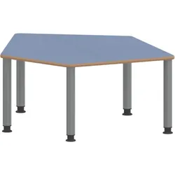 Tisch ZALOTTI mit Linoleum-Belag