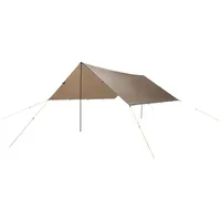 Easy Camp Easycamp Totak 4 X 4 M Plane - Dark Sand - 400 x 400 cm