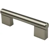 Amig Möbelgriff Schubladengriff Schrankgriff - Edelstahl matt gebürstet - Diverse Lochabstände (96 mm)