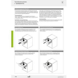 Hettich Quadro V6 Silent System 470 mm 1 Stück