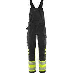 Warnschutz Stretch Latzhose "1032 GSTP" Green Stiby - C62 - gelb/schwarz