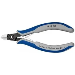 Knipex Präzisions-Elektronik-Seitenschneider L.125mm Facette ja,sehr kl.pol.
