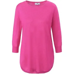 Rundhals-Pullover aus Seide und Kaschmir Peter Hahn Seide/Kaschmir pink, 40