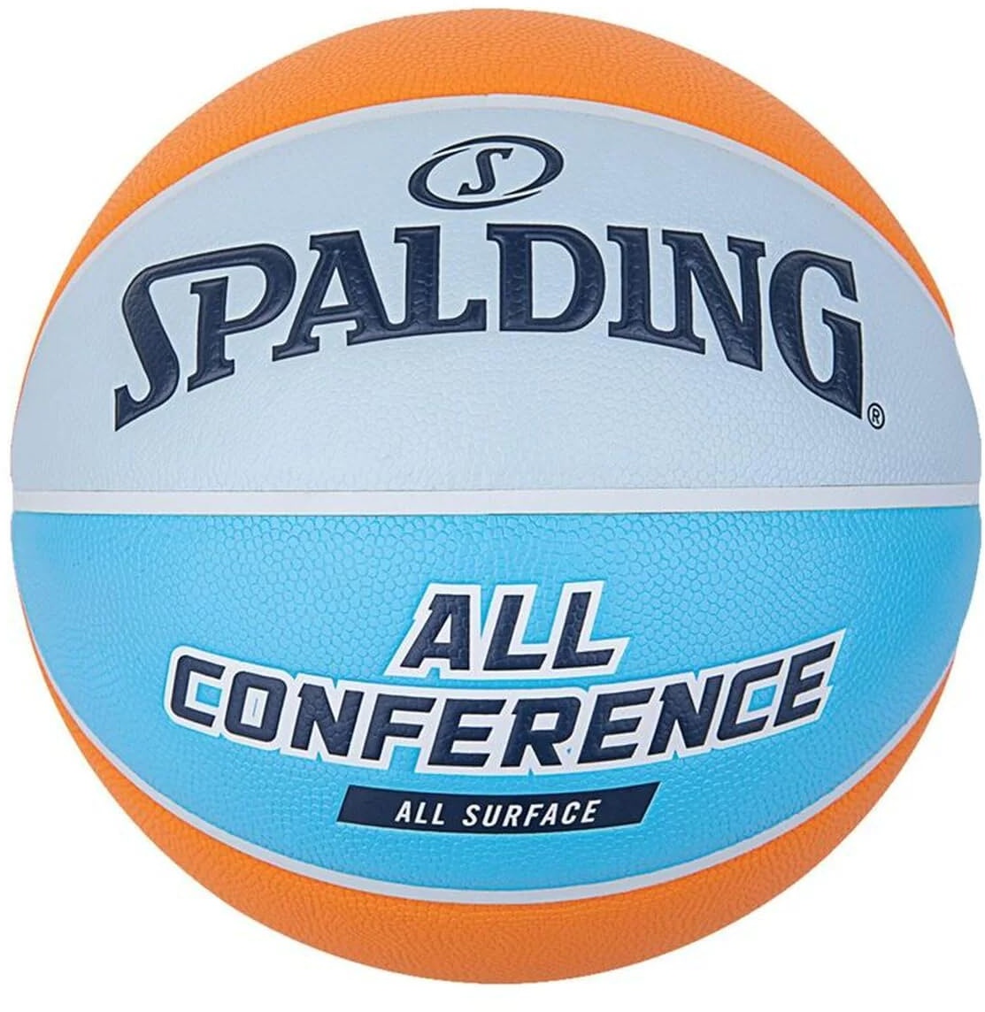 Spalding Unisex – Erwachsene All Conference Sz5 Ball, Orange/Blue, 5