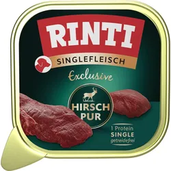 RINTI Singlefleisch Exclusive Venison Pure monoprotein Nahrung mit Wild 150 g