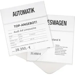 Eichner Preis- und Werbedisplay DIN A4 zur individuellen Gestaltung