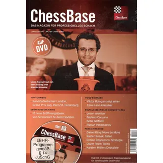 ChessBase Magazin / Magazine 154 - Heft + DVD - Schach / Chess - NEU / NEW - OVP