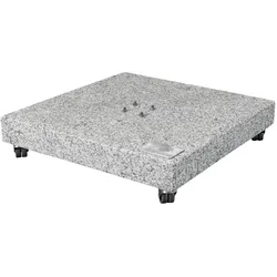 Doppler Granitplatte 140 kg rollbar - Silber