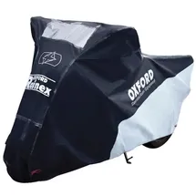 Oxford Rainex Motorrad Abdeckplane Schwarz Grau Größe S