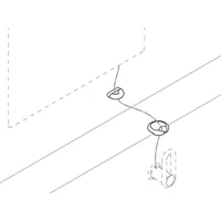Hewi Seilumlenkung 6855990 aus mattem Polyamid, tiefschwarz