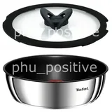 TEFAL INGENIO EMOTION SCHMORPFANNE + GLASDECKEL DURCHMESSER 24 CM, PFANNE, 2-TLG