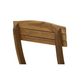 Möbel Kraft Balkonklappstuhl 2er-Set aus Akazienholz Java ¦ holzfarben ¦ Maße (cm): B: 55 H: 85