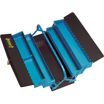 HAZET Metall-Werkzeugkasten leer 190L blau-schwarz 57,5 x 21 x 24,5 cm