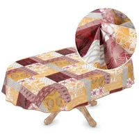 ANRO Wachstuchtischdecke Wachstischdecke Meterware Wachstuch abwaschbare Tischdecke PVC frei